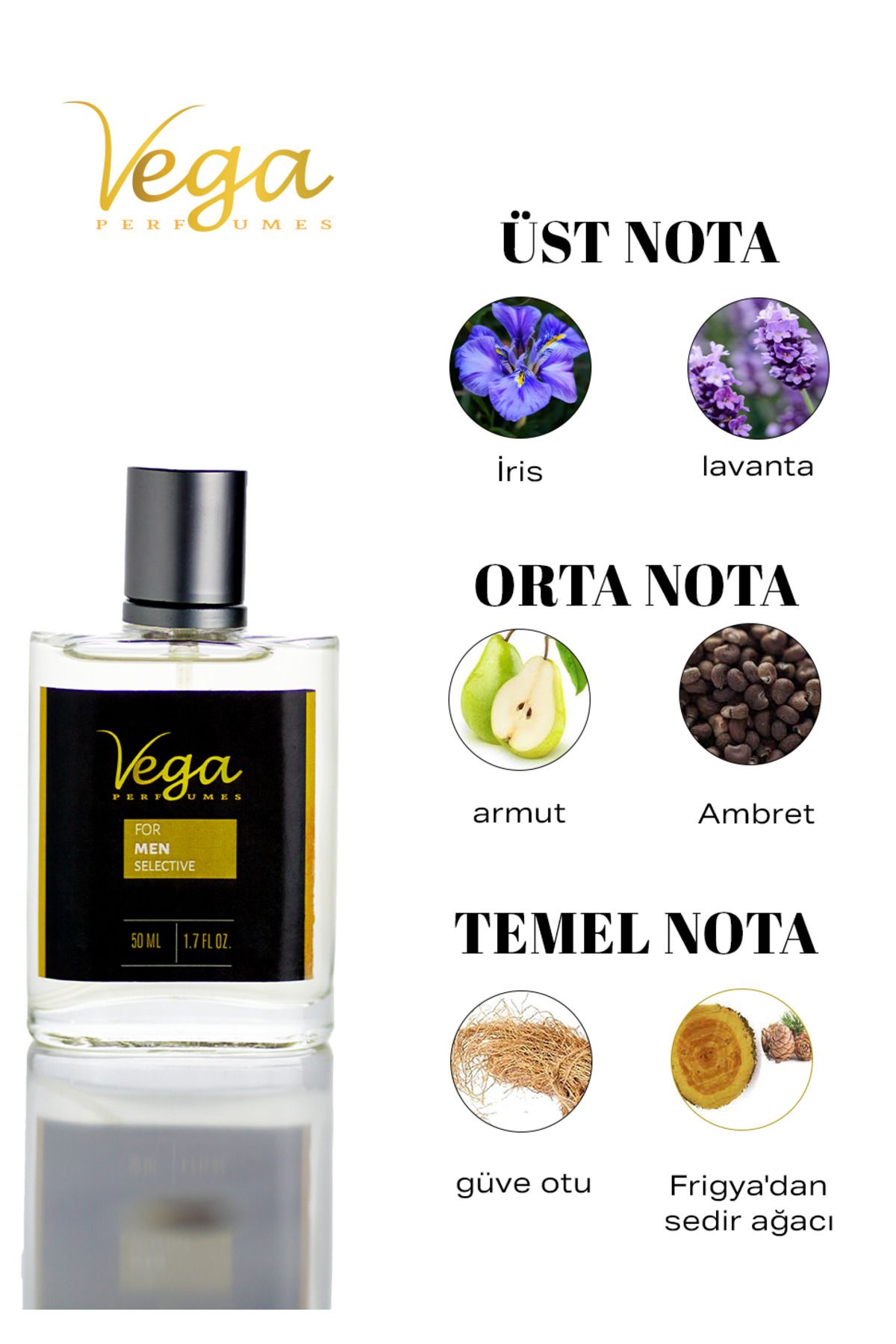 vega perfumes-504 Dh Perfume - 50 ml Edp, Men's Fresh Selective Perfume 1