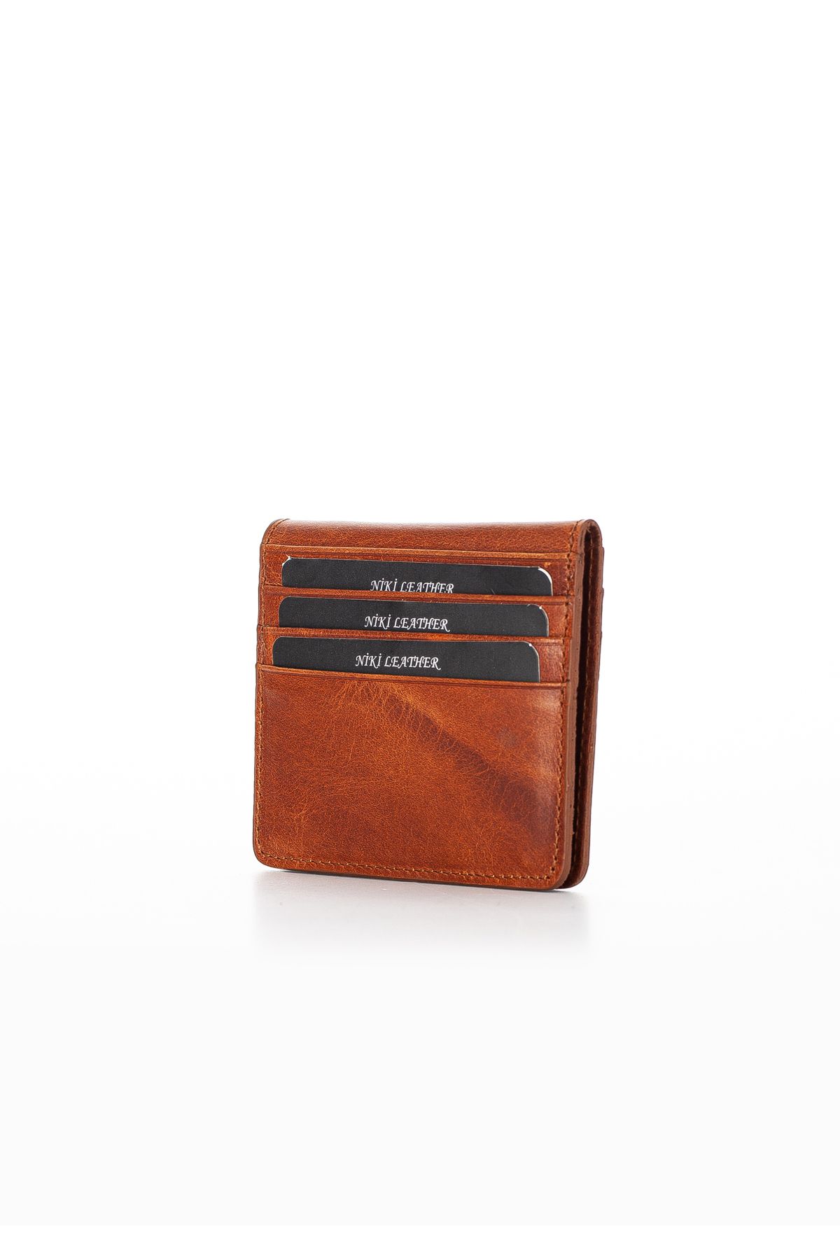 کیف پول مردانه نگهدارنده کارت چرمی HOKA Niki Leather