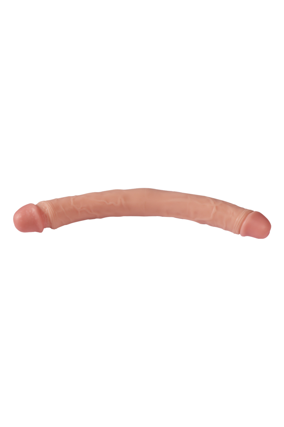 39 Cm Uzunluğunda Esnek Realistik Ten Dokusunda Çift Taraflı Realistik Penis Dildo 6