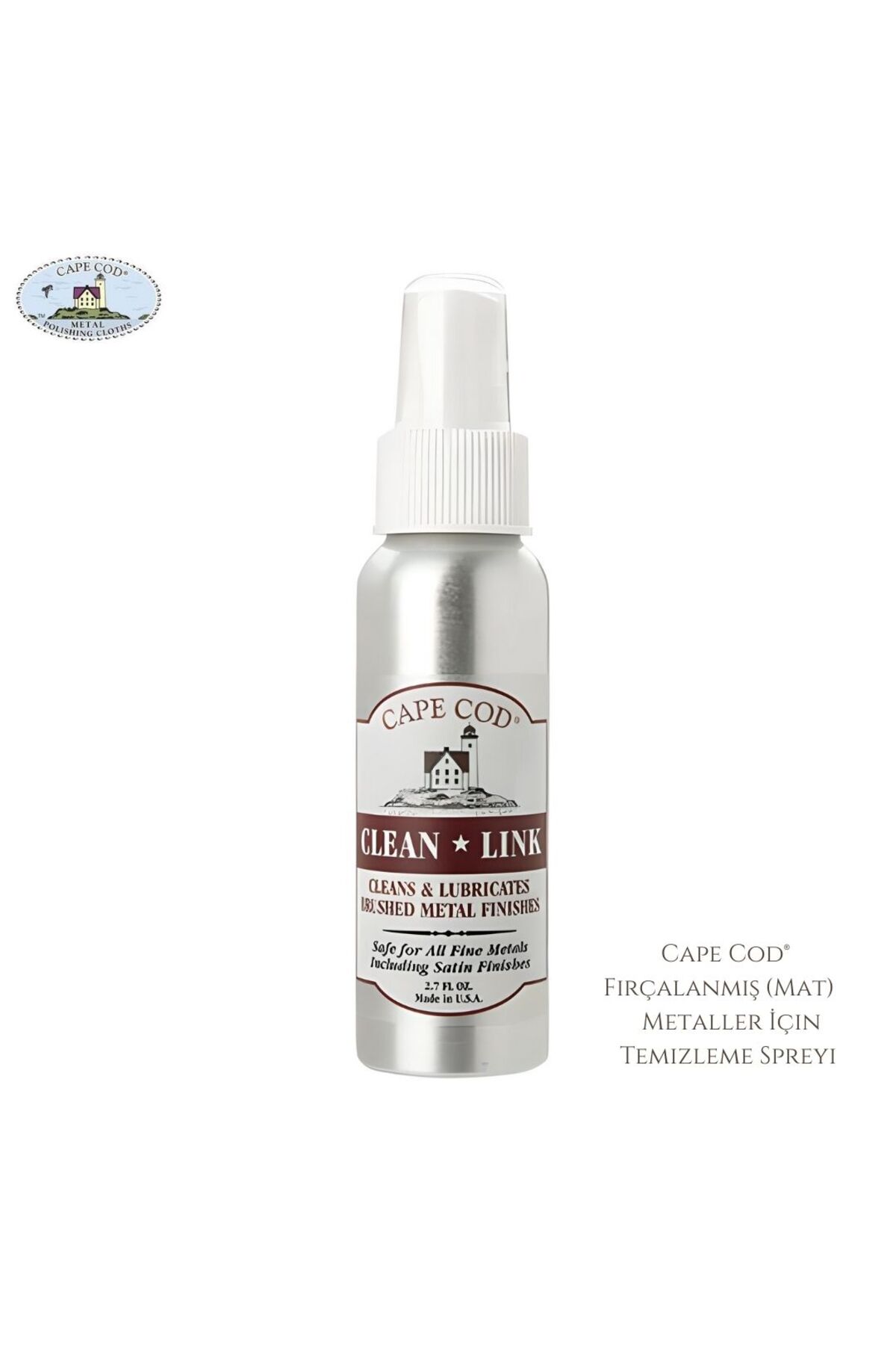 CAPE COD Fırçalanmış Ve Mat Metal Yüzeyler Için Temizleme Ve Yağlama Kiti