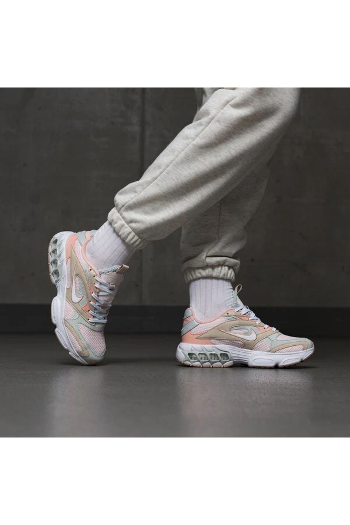 Nike Zoom Air Fire Women s Cream Sports Shoes Trendyol
