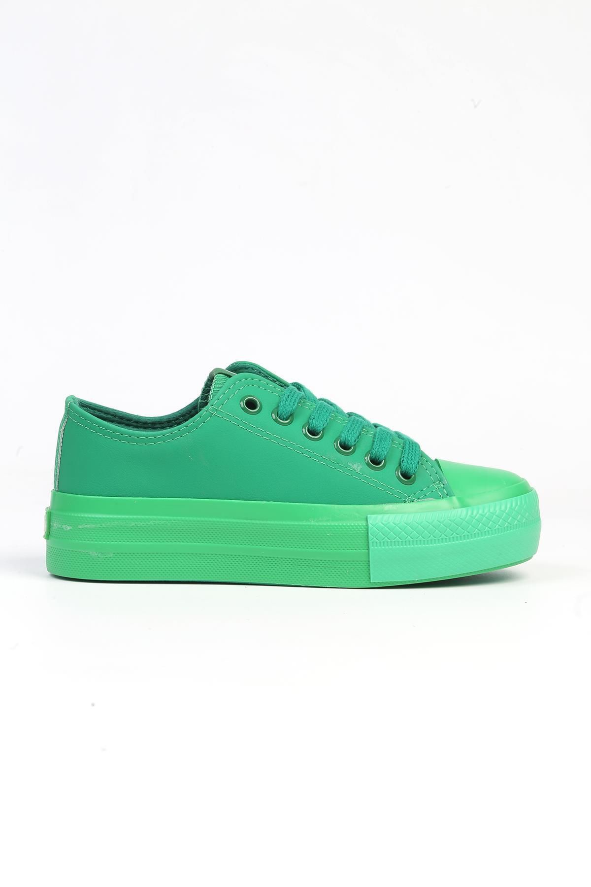 ® BN-31131 - 3114 Green - کفش ورزشی زنانه Benetton