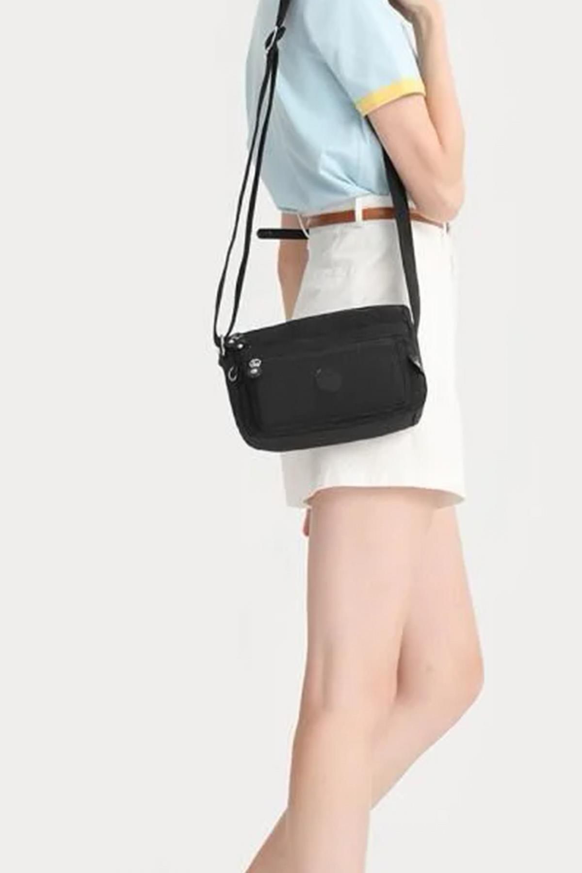 Smart Bags Krinkıl Kadın Çapraz Çanta - Siyah