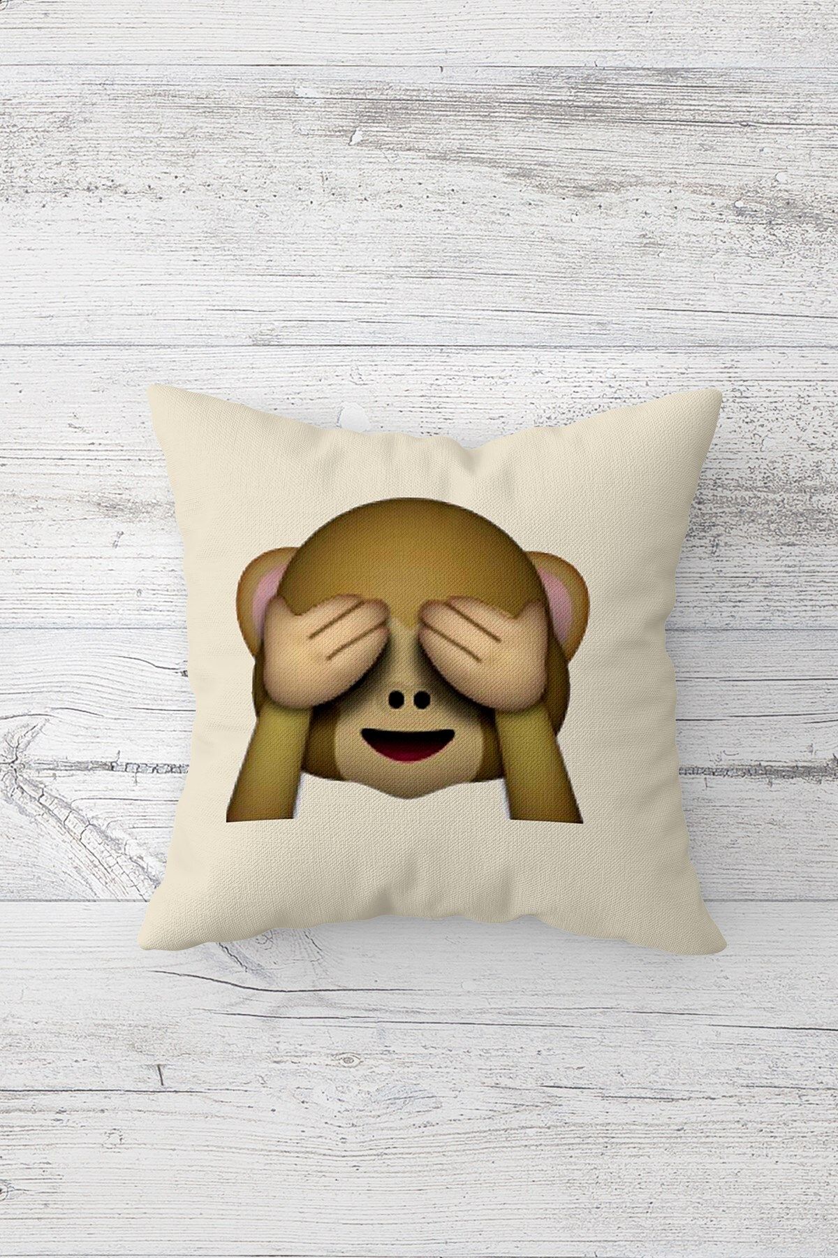 Monkey emoji cushion clearance