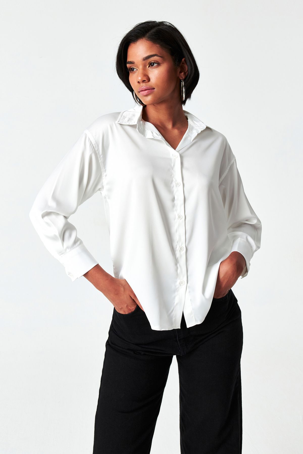 Ecru color shop dress shirt