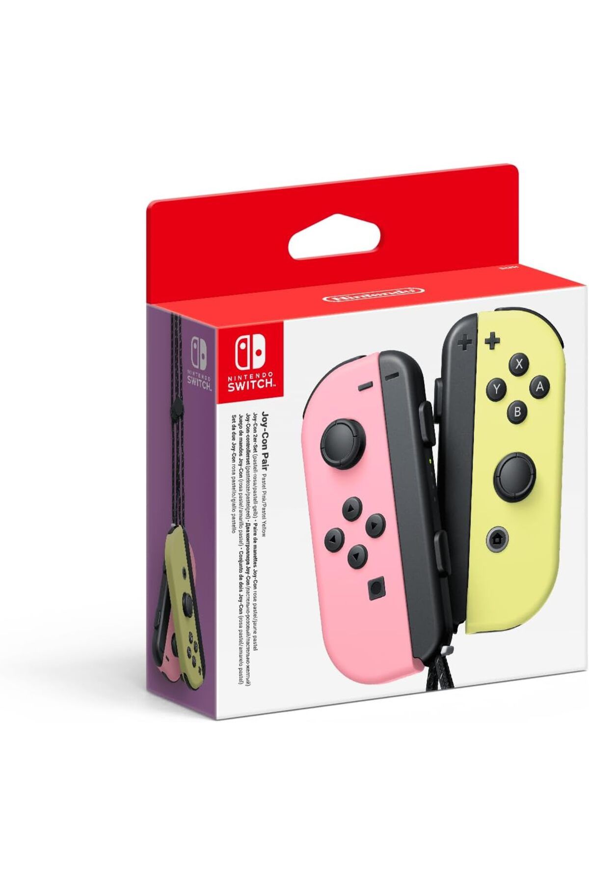 Nintendo Switch Controller Pink Joy-Con 2-Pack - Yellow - Pastel Trendyol