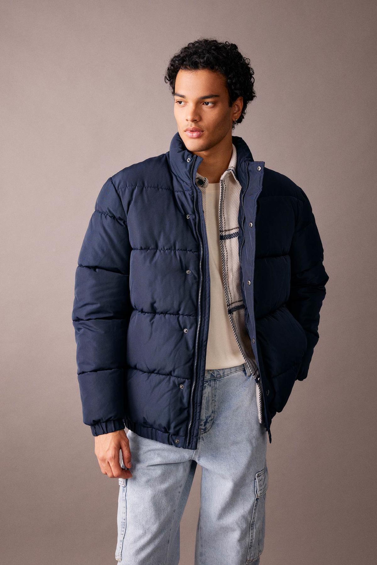 کاپشن مردانه دفاکتو | A2519AX23WN Defacto - Image 3