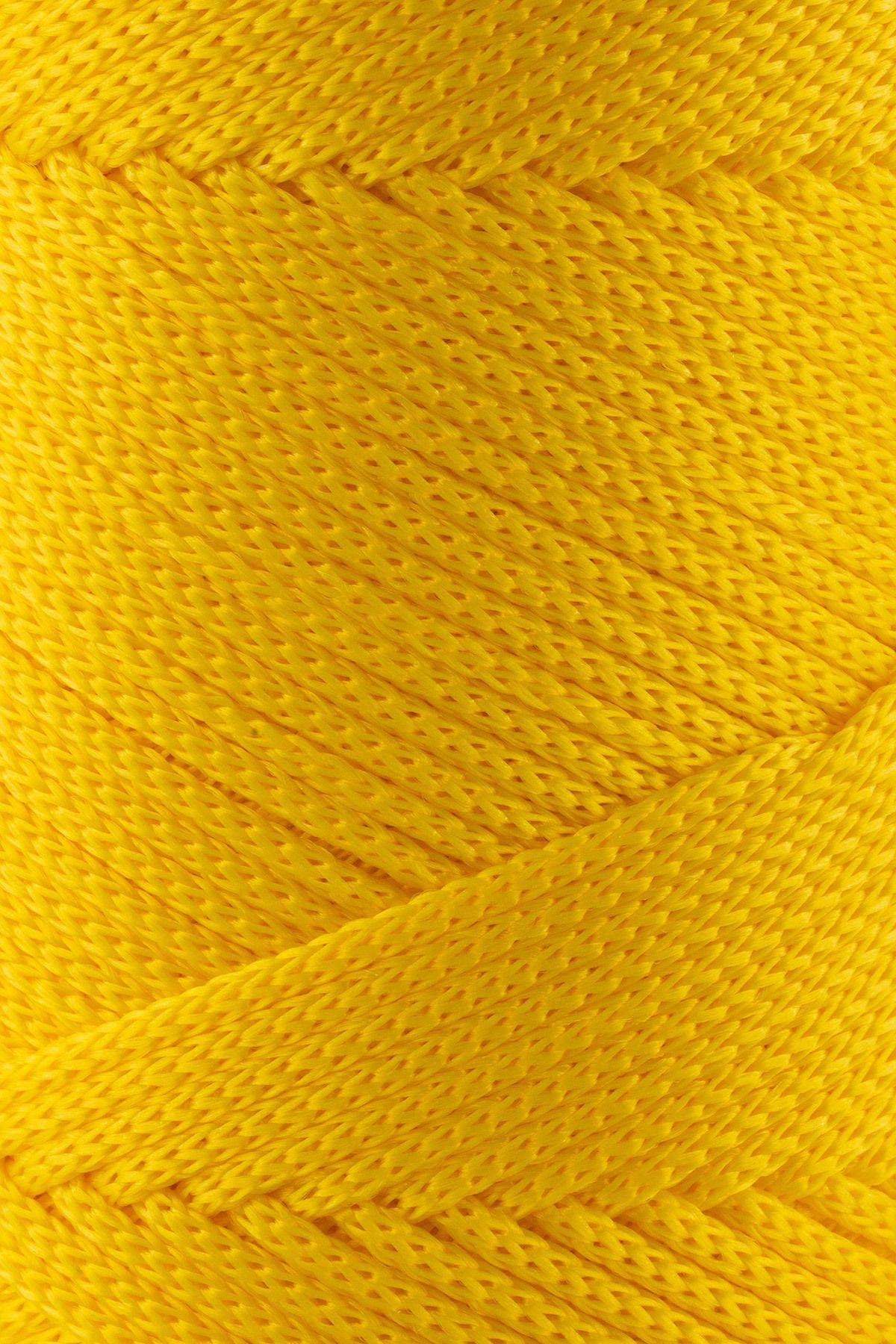 SENSY-2 Mm - 200 gr Polyester Macrame Thread Yellow 230 M Polyester Macrame Thread Suppla Rope And Bag Thread 2