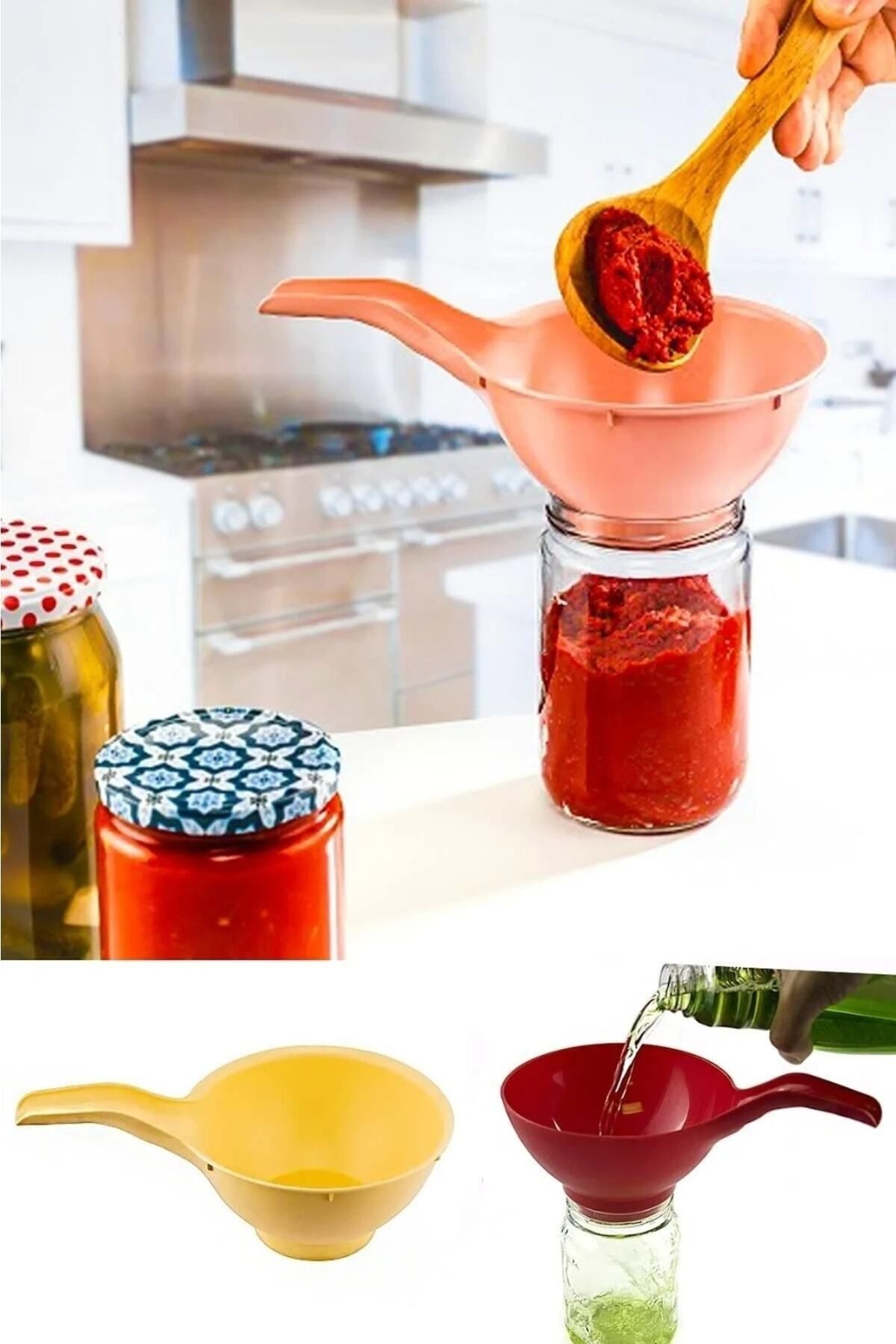 TBYSHOP-Jar and Canning Funnel Jar Funnel with Handle Jar Funnel 1 Piece 2