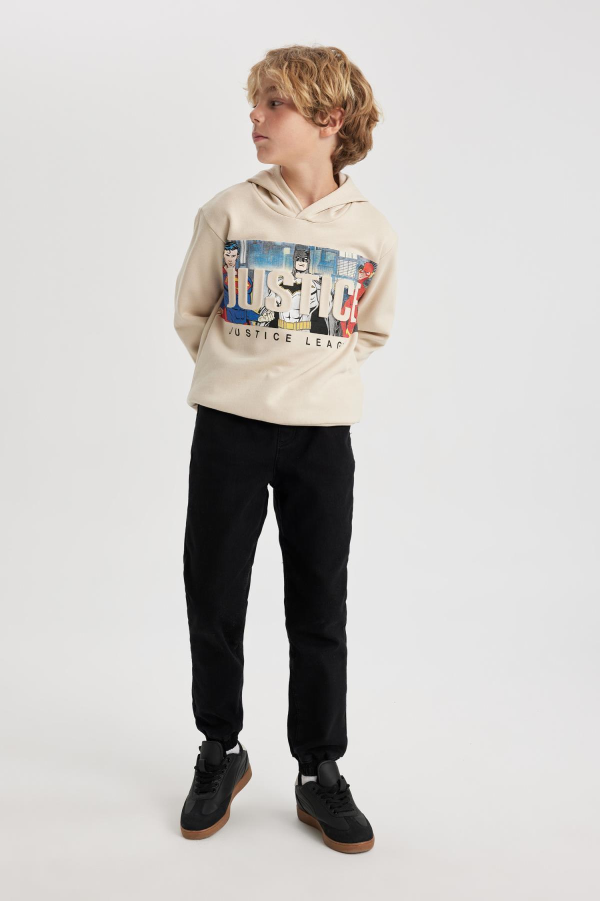 سویشرت پسرانه بژ Defacto | B2219A823WN اورجینال - تصویر 2