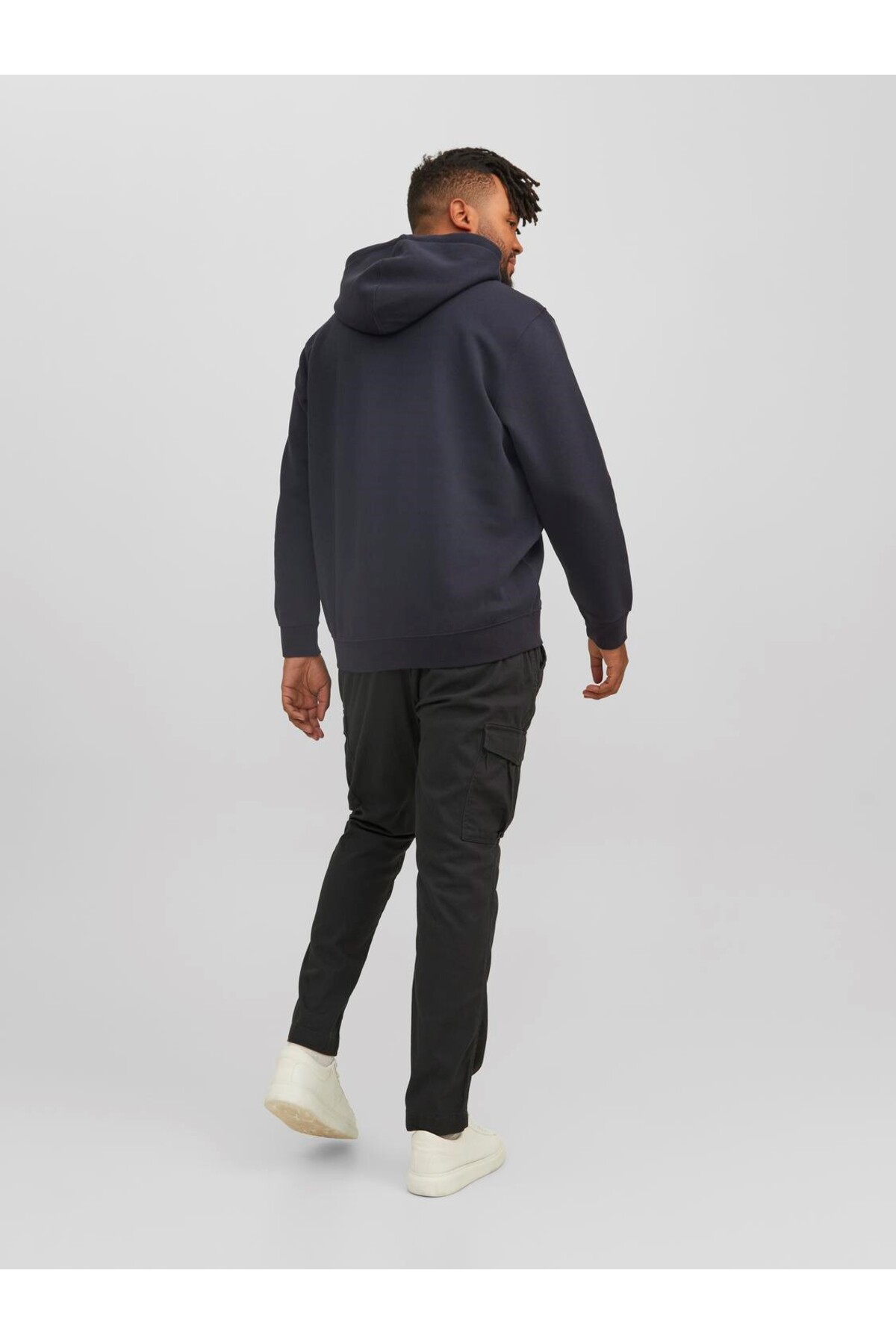 سویشرت مردانه آبی سرمه ای جک اند جونز | TYC3TCOVVN169763253887237 اورجینال - تصویر 7