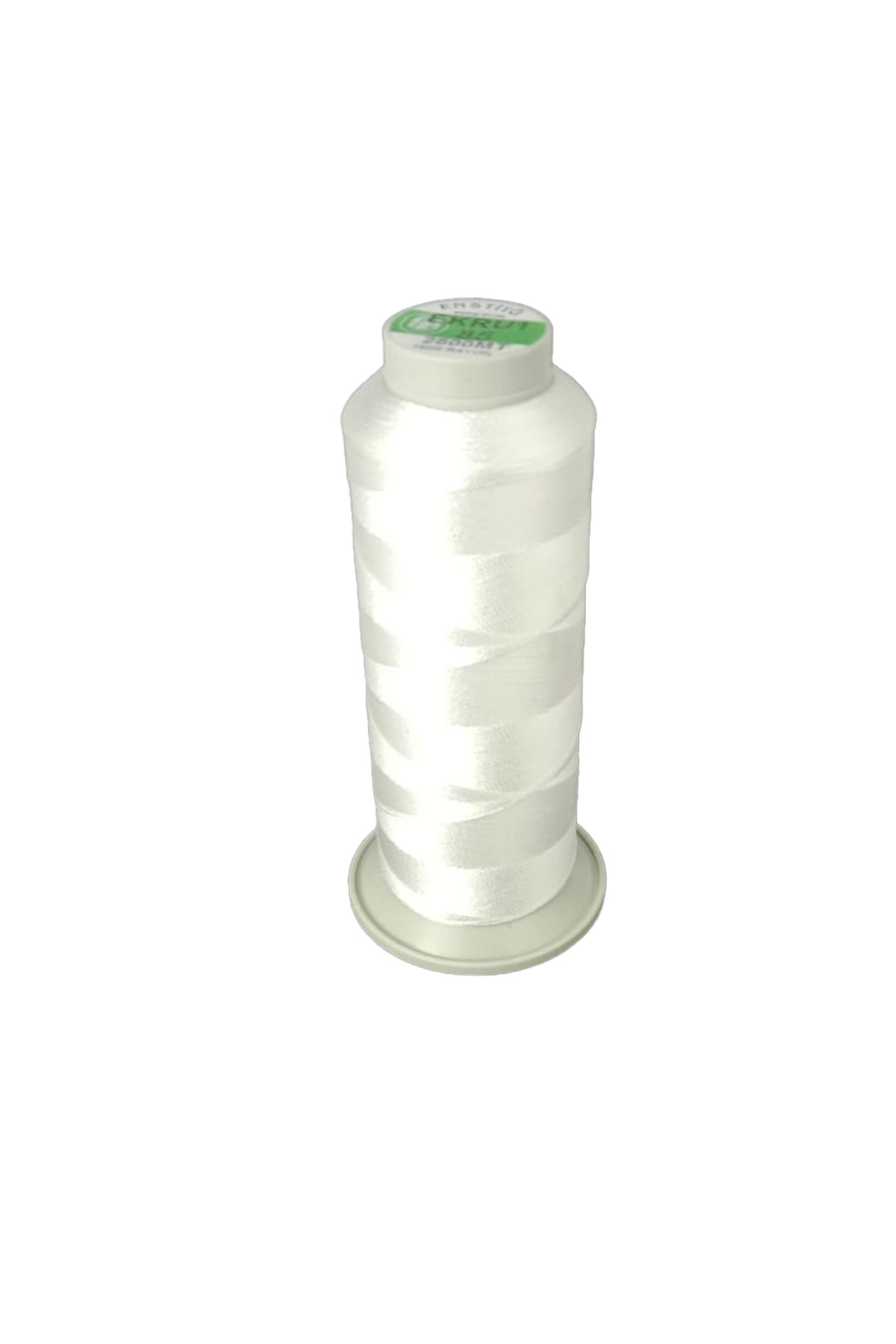 Enstitü İplik Makine Nakış Ipliği (floş-suni Ipek) 150x2 Kat Ekru1-2500m