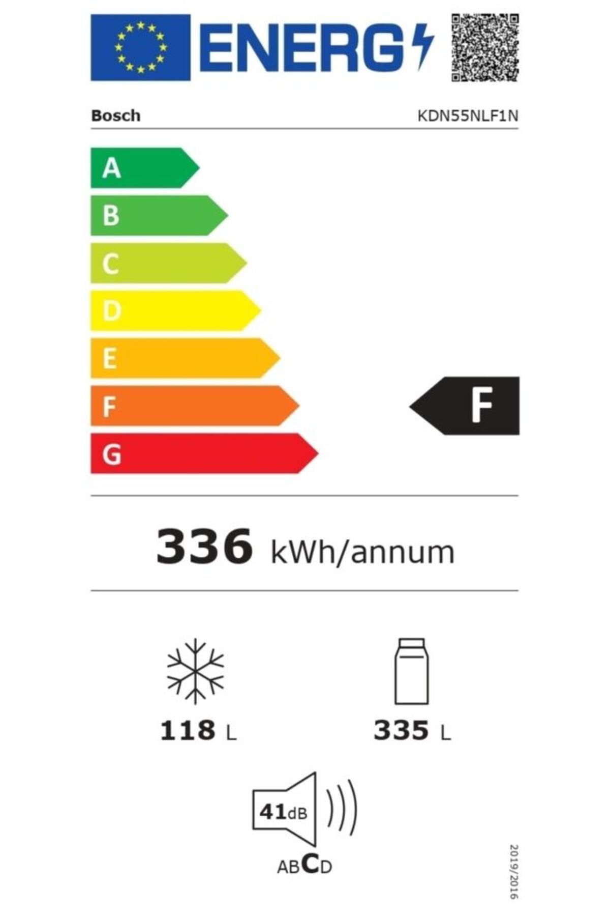 Bosch Kdn55nlf1n 485l Iki Kapılı No-frost Buzdolabı Inox - Fiyatı