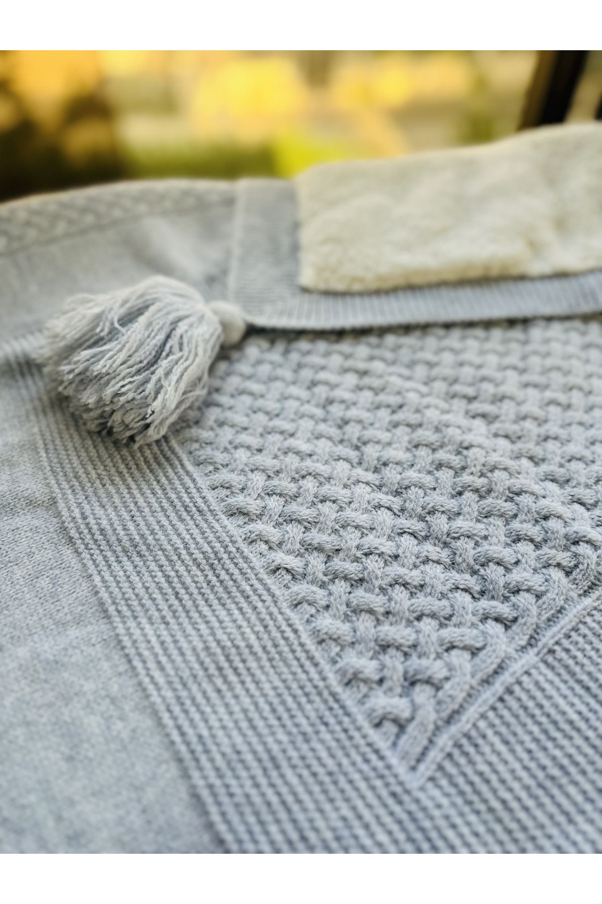 Grey deals baby shawl