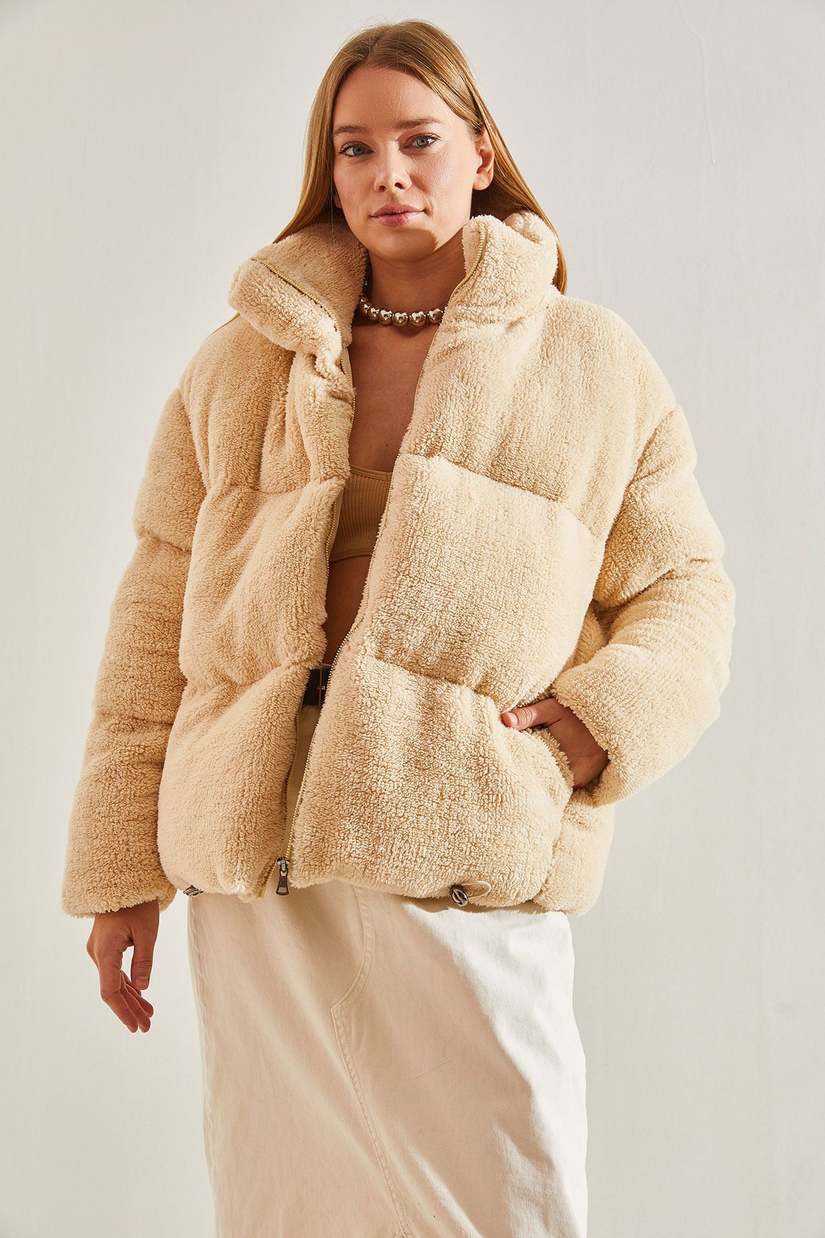 Light before dark teddy jacket on sale