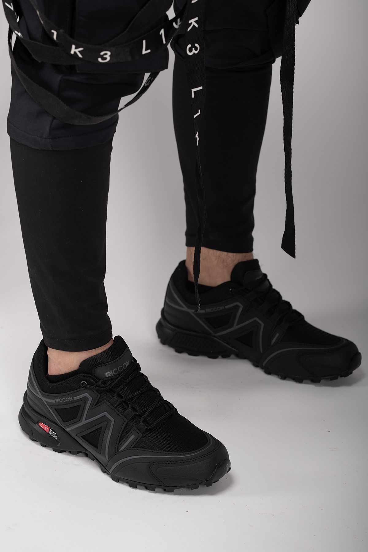 Riccon-Elsdraes Herren Trekkingschuhe0012722 Schwarz Geräuchert 5