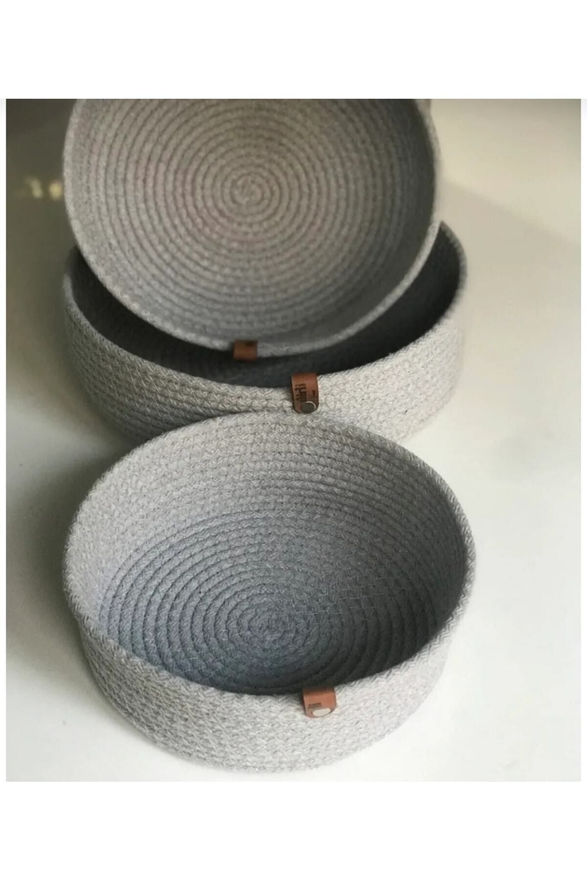 Grey on sale rope basket