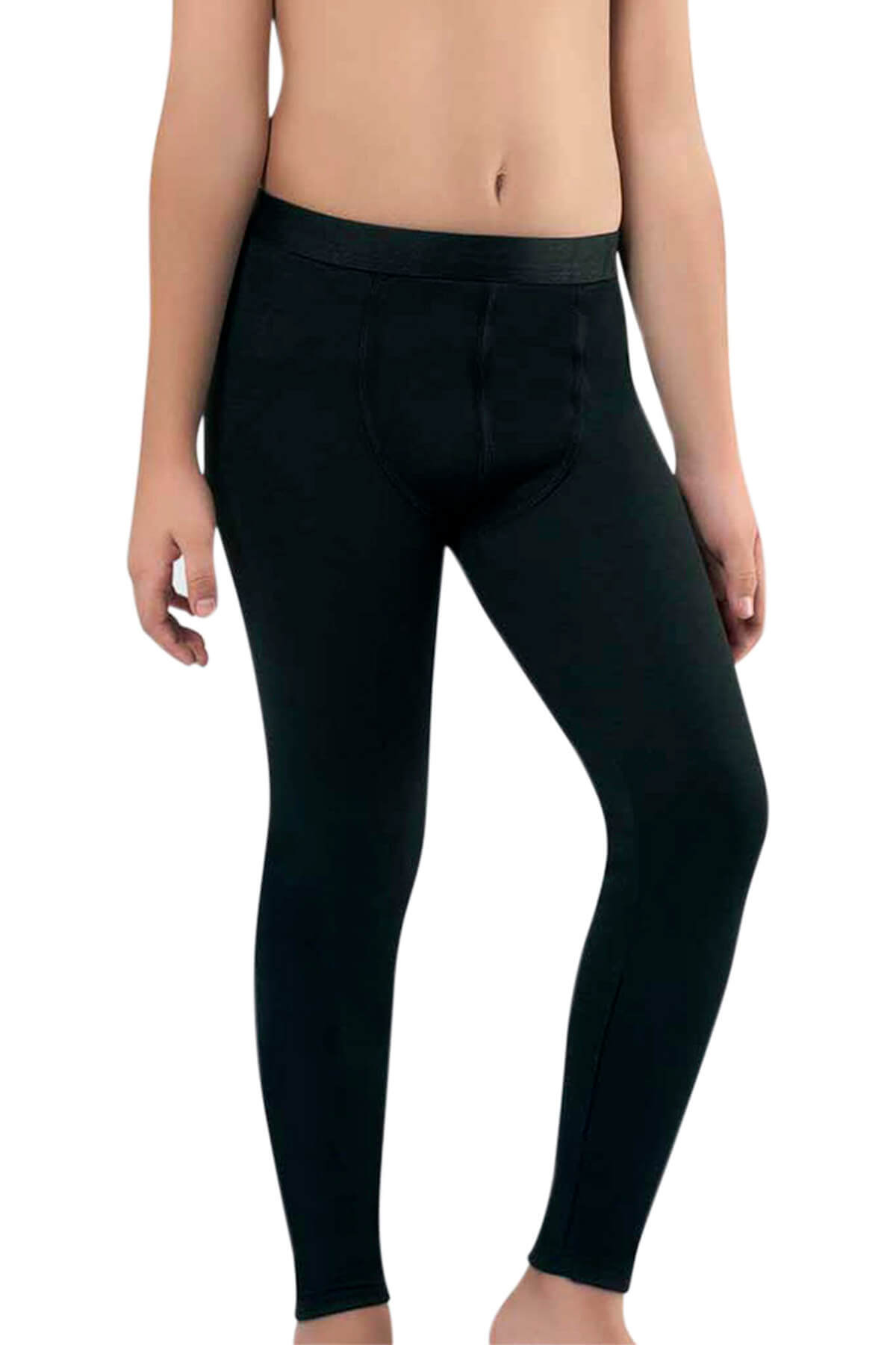 bonbonetti chocolate baby&kids Unisex Çocuk Siyah Termal Body MKT2005G fotoğrafı 4 (önizleme)