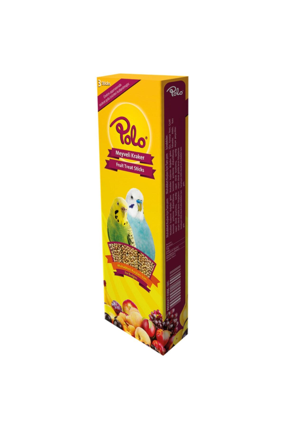 Polo Meyveli Muhabbet Kuşu Krakeri 3 Lü