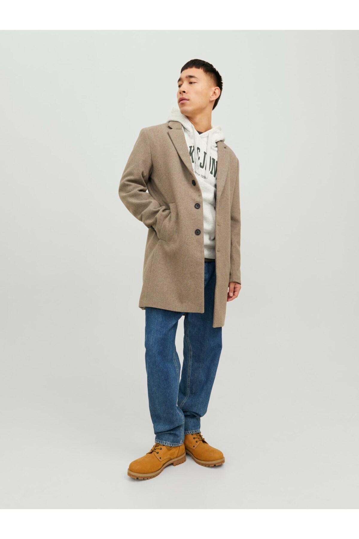 پالتو مردانه راسته آستین استاندارد | جک اند جونز Jack & Jones 12239008 - تصویر 7