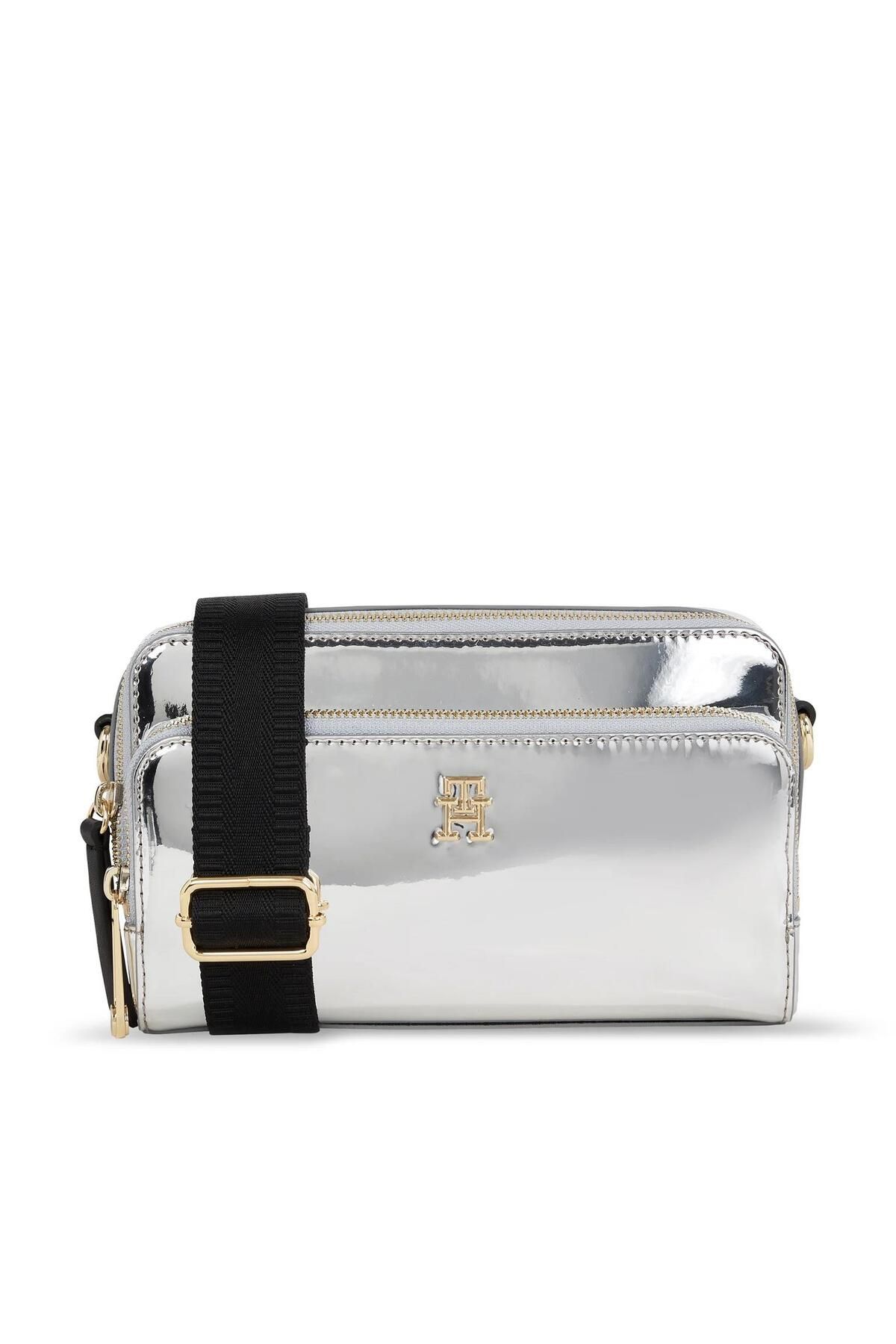 Iconic metal sale logo camera bag