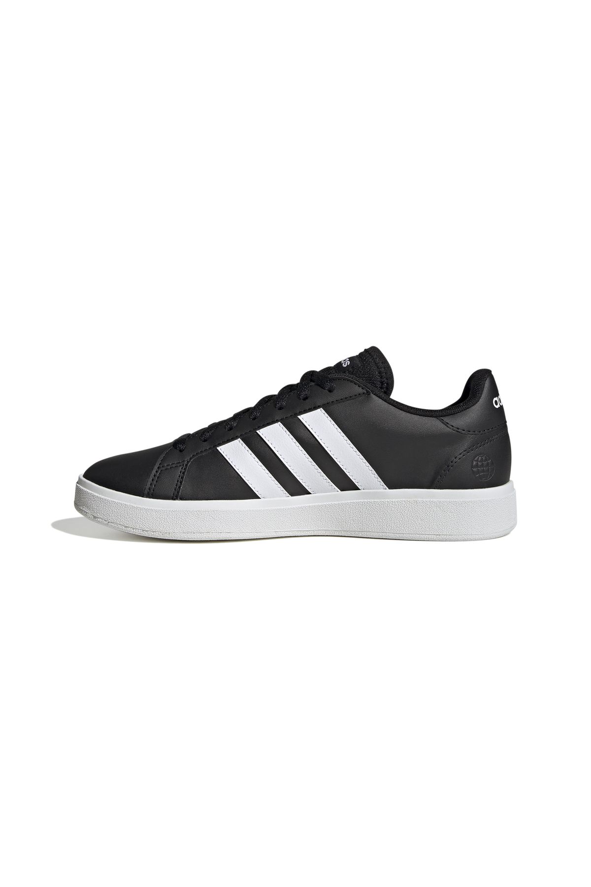 adidas flat black shoes