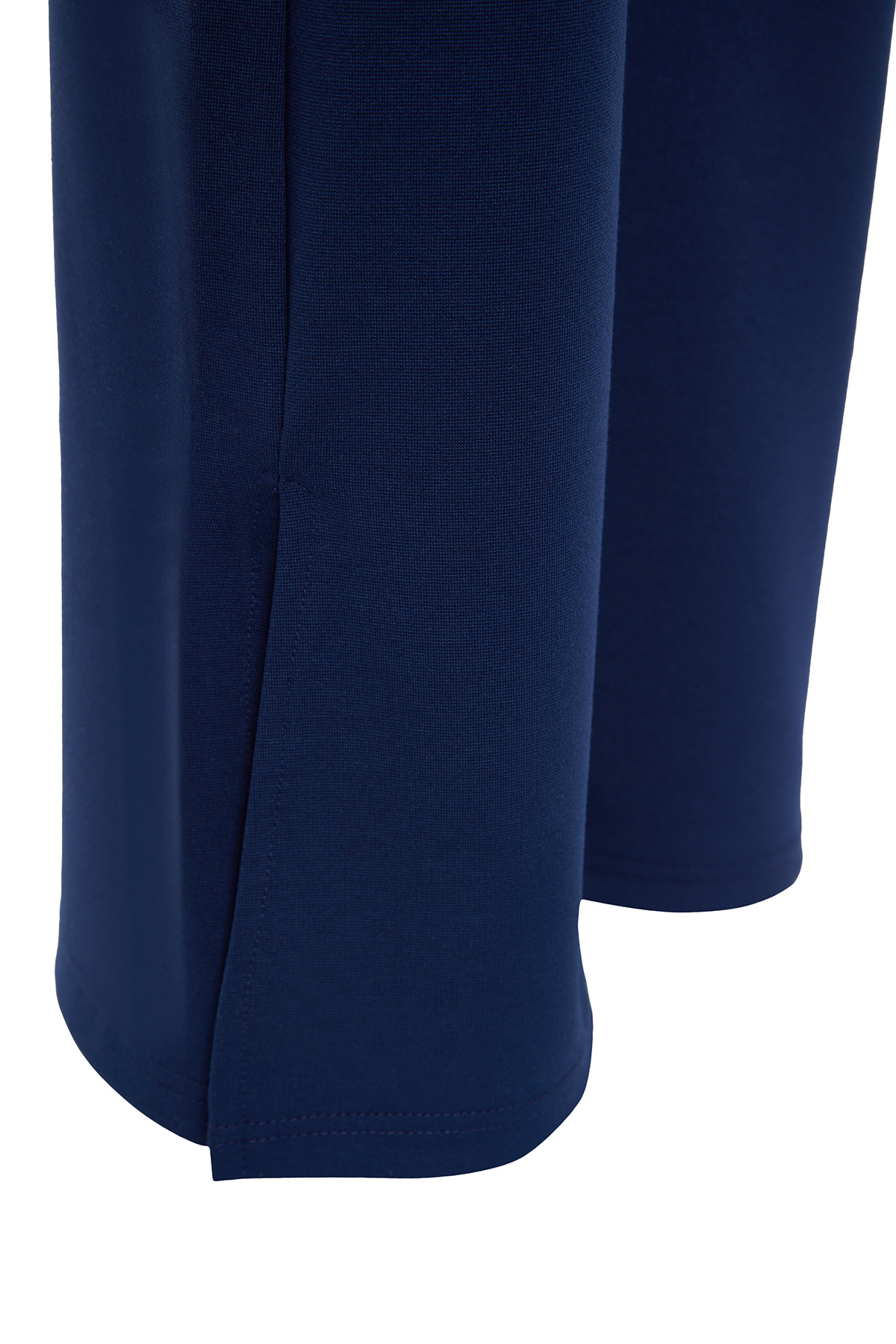 Trendyolmilla  Indigo Yanları Yırtmaçlı Flare/İspanyol Paça Yüksek Bel Örme Pantolon TWOSS23PL00134 - Görsel 7