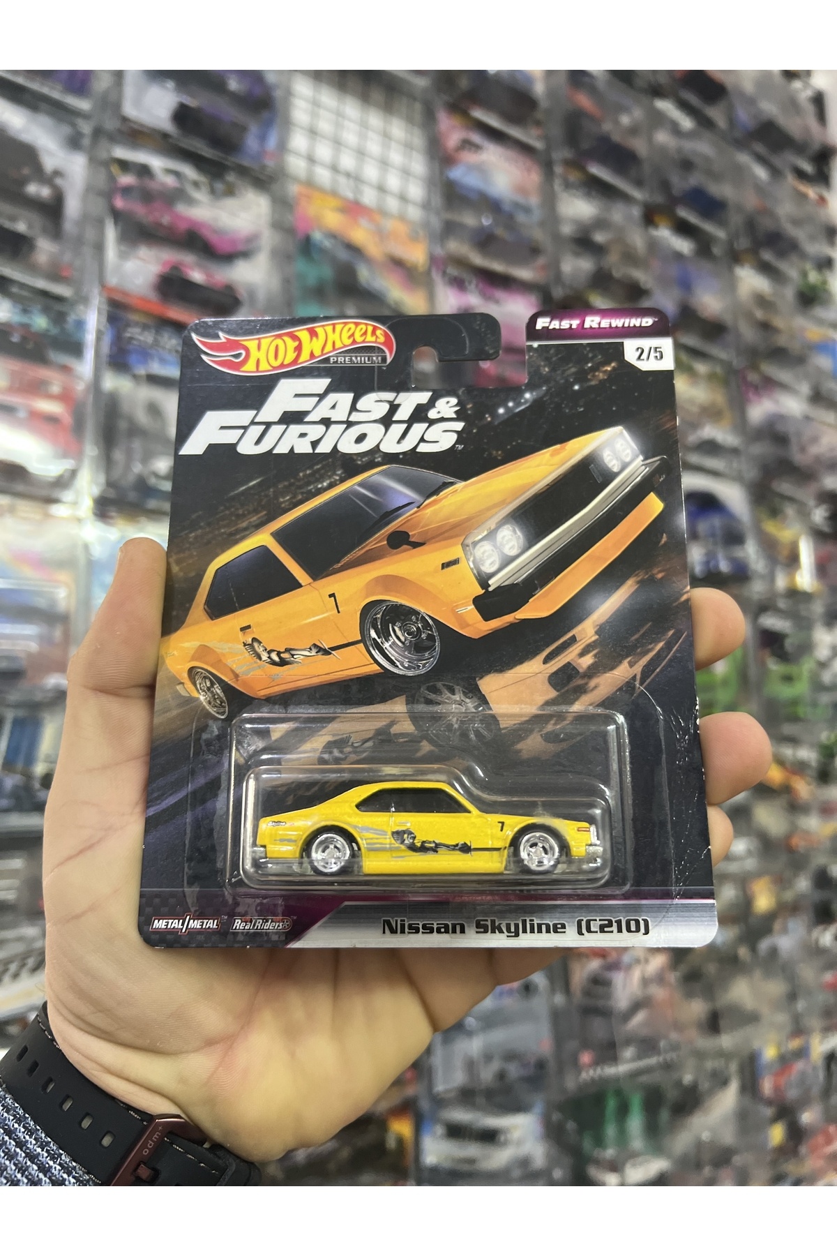 レ*ォ様 ミニカーセット DATSUN SKYLINE CEDRIC など HOT WHEELS Nissan Skyline (c210) 1.64 ölçek premıum - Fiyatı