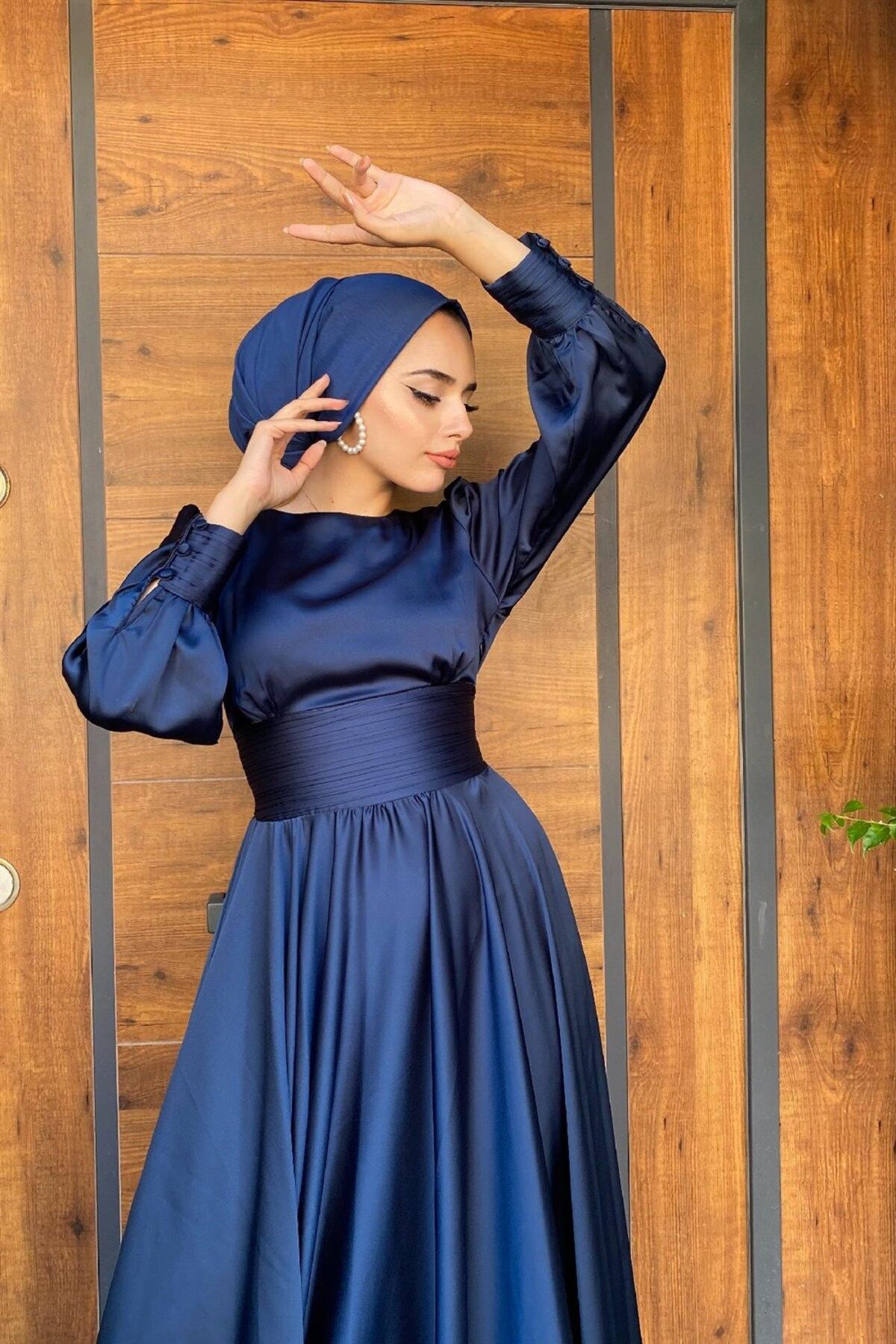 Dark blue hot sale maxi