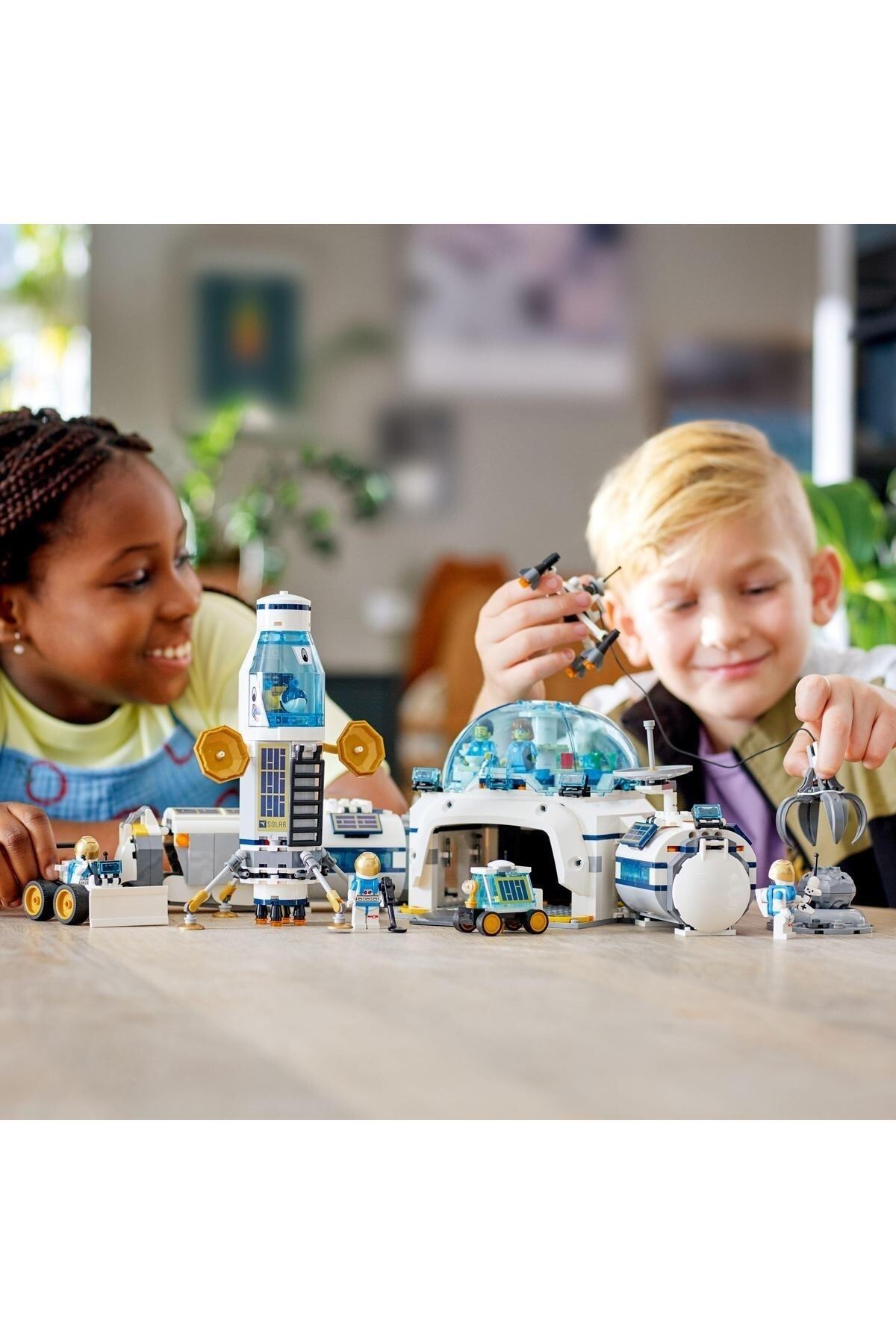 پایگاه تحقیقاتی قمری شهری ® ۶۰۳۵۰ – مجموعه ساختنی اسباب‌بازی برای کودکان ۷ سال و بالاتر (۷۸۶ قطعه)