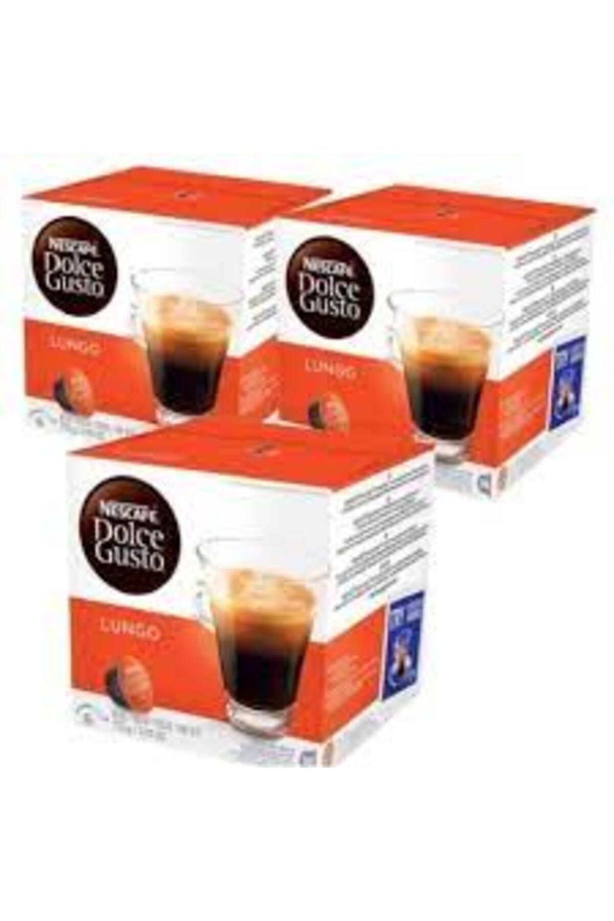  Nescafe Dolce Gusto, Caffe Lungo, 16 Count (Pack of 3) :  Coffee Capsules : Everything Else