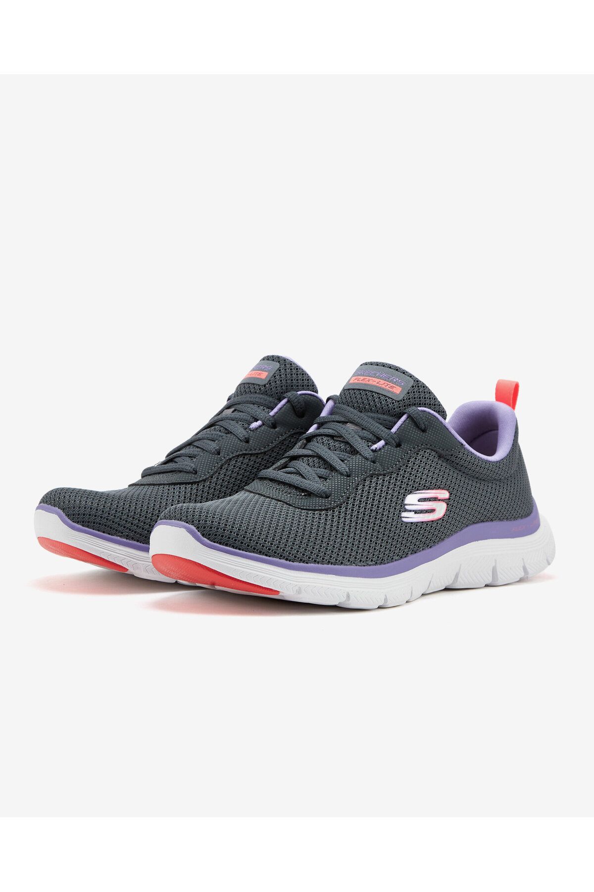 Skechers Flex Appeal 4.0 Brilliant V Kad n Gri Spor Ayakkab 149303 Ccpr Kad n Ayakkab
