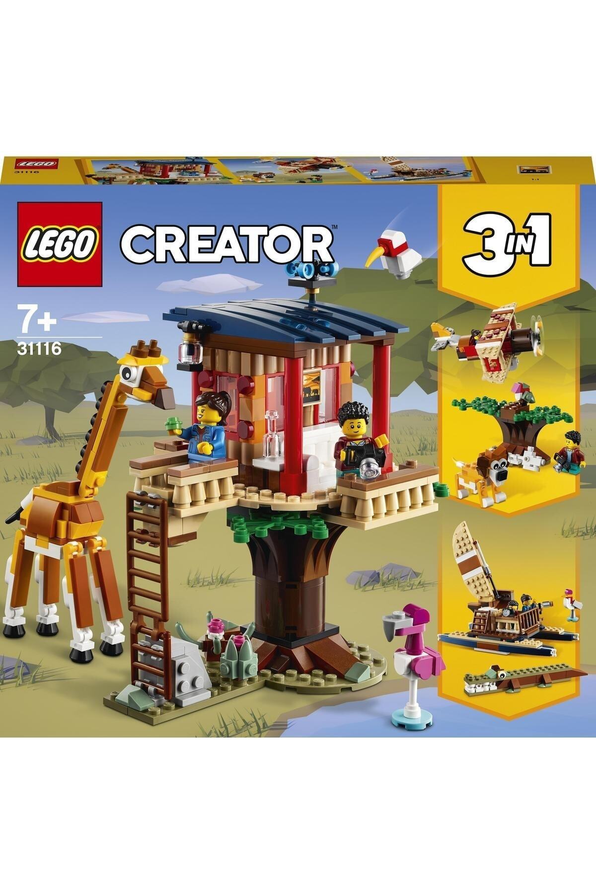 مخترع خانه درختی سافاری ۳ در ۱ / ۳۹۷ قطعه / سن ۷ سال / ۳۱۱۱۶