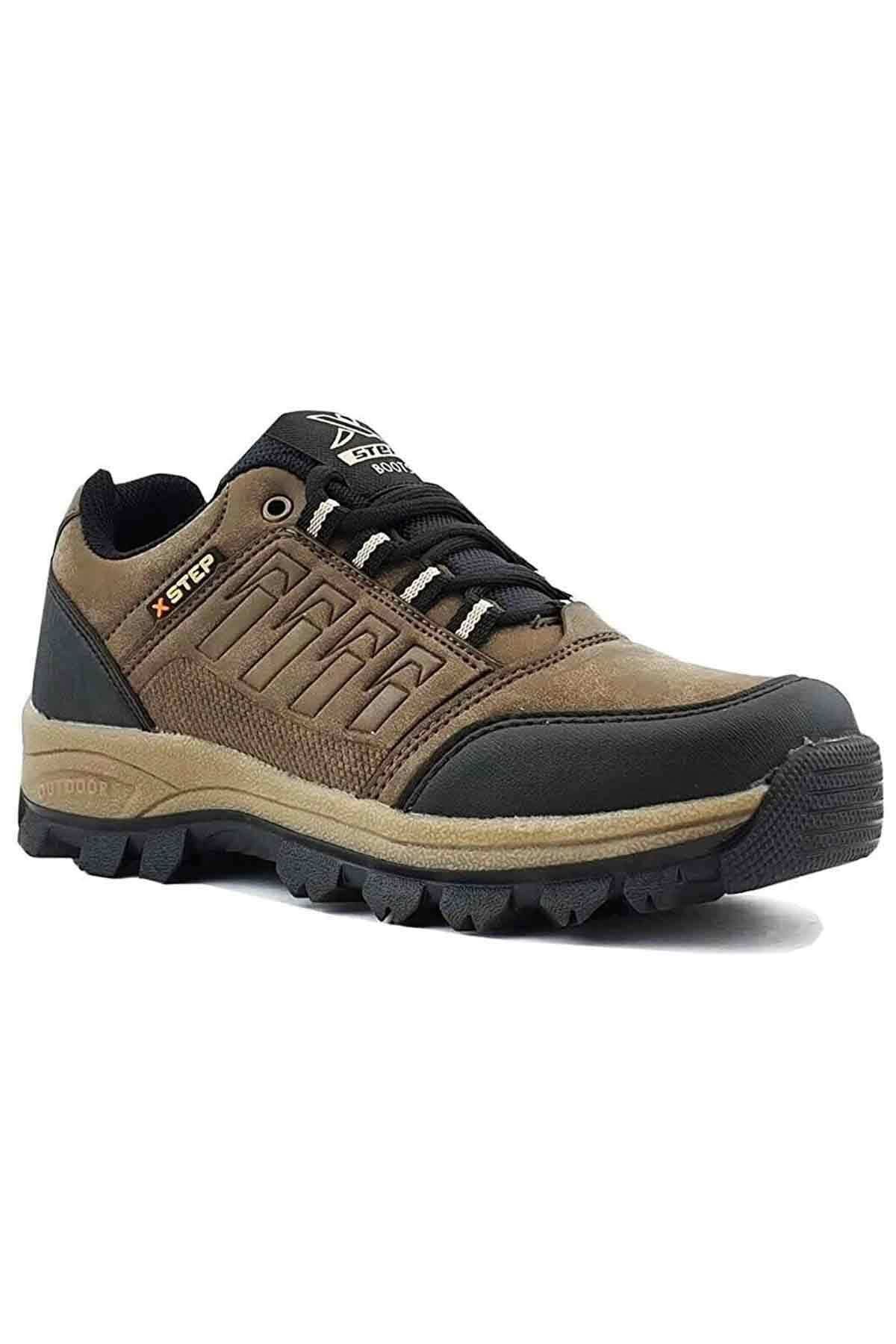 Kaydırmaz Termo Taban Suya Soğuğa Dayanıklı Kışlık Treking Unisex Vizon Kısa Bot