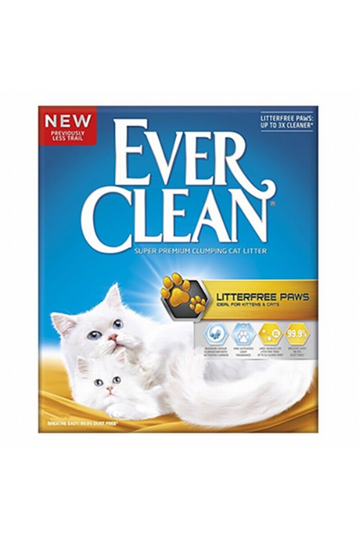 Ever Clean Litter Free Paws Patilere Yapışmayan Doğal Kedi Kumu 2x10 Lt