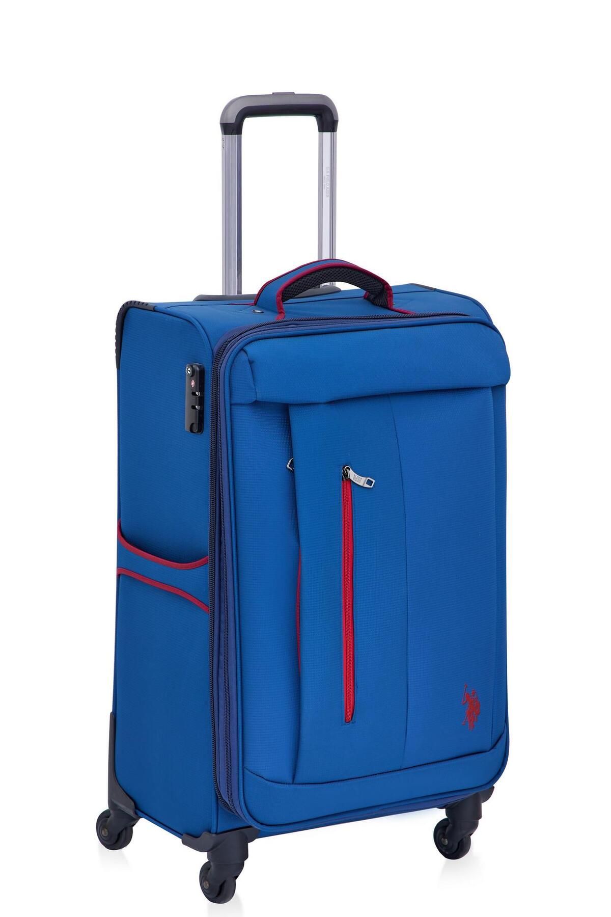 U.S. Polo Assn. PLVLZ22815C چمدان اندازه کابین آبی یونیکس