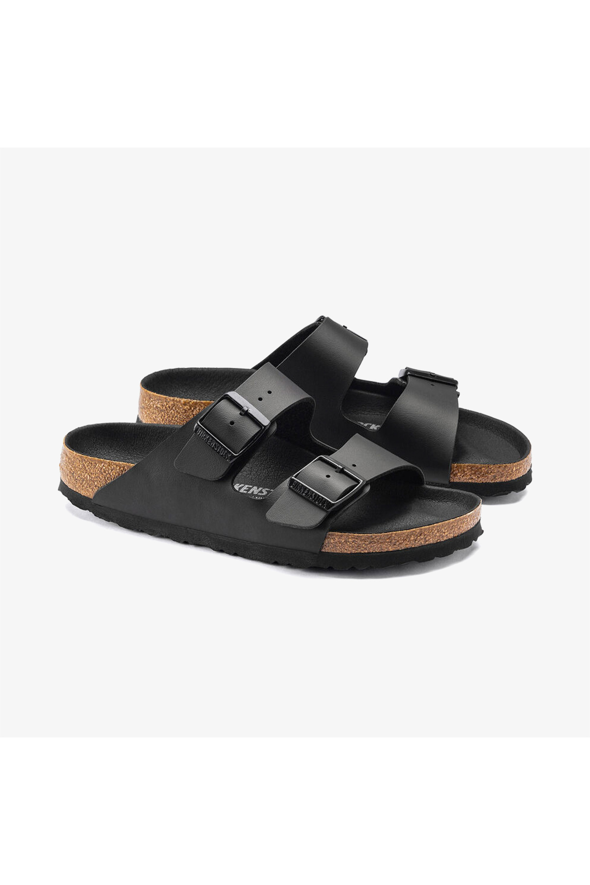 دمپایی بیرکن استاک مردانه چرم اصل مشکی مردانه زنانه راسته      کژوال/روزمره | Birkenstock 1019069 TR - تصویر 3