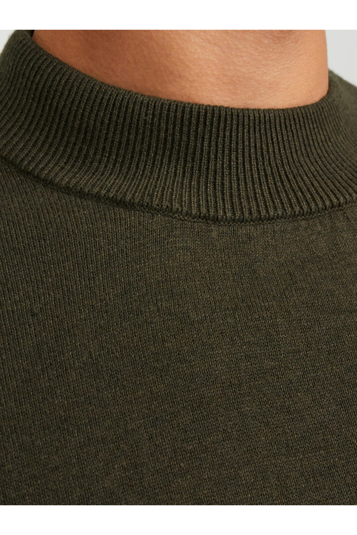 بافت و پلیور Jack & Jones اورجینال مردانه برند جک اند جونز 12252123 Jjeemil Knit Mock Neck - تصویر 5