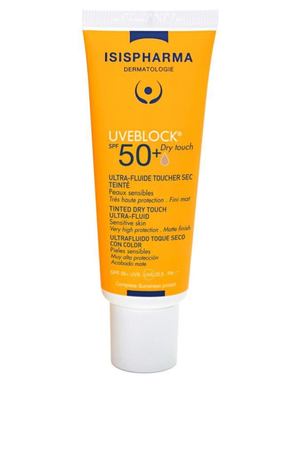 ISIS PHARMA Uveblock Spf50 Tinted Dry Touch Ultra-fluid-medium 40 ml