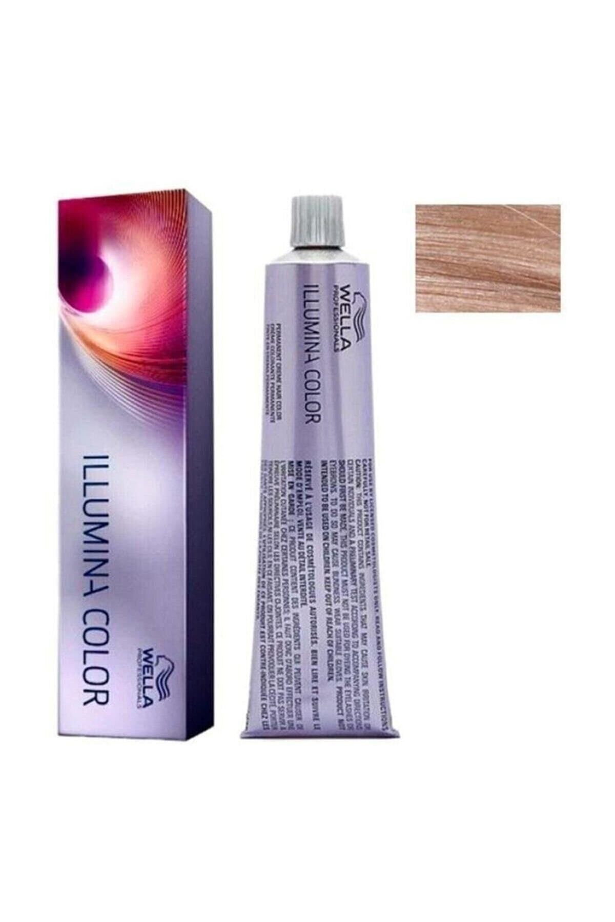 رنگ مو زرد مردانه و زنانه Illumina Super 9 60 موهای طبیعی Auburn Dye 60ml Dye22 Wella