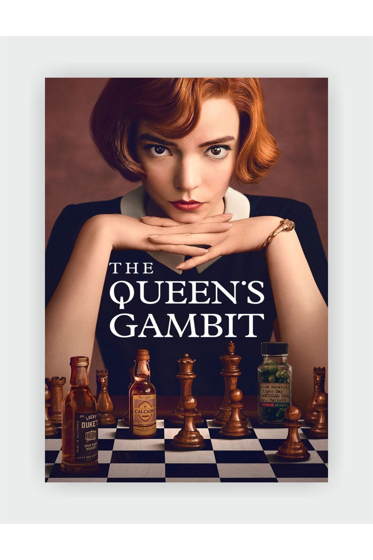 The Queen's Gambit Series Wall Poster - Thick Paper - Frameless