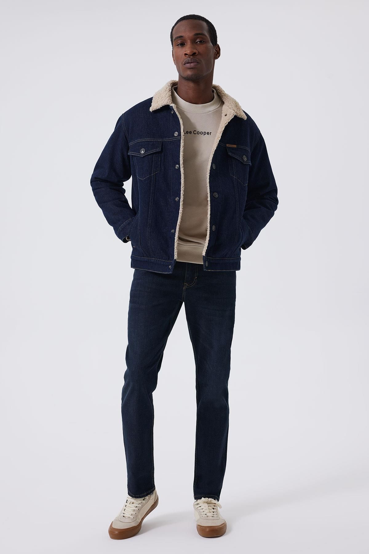 Lee Cooper Jacket Dark blue Regular fit
