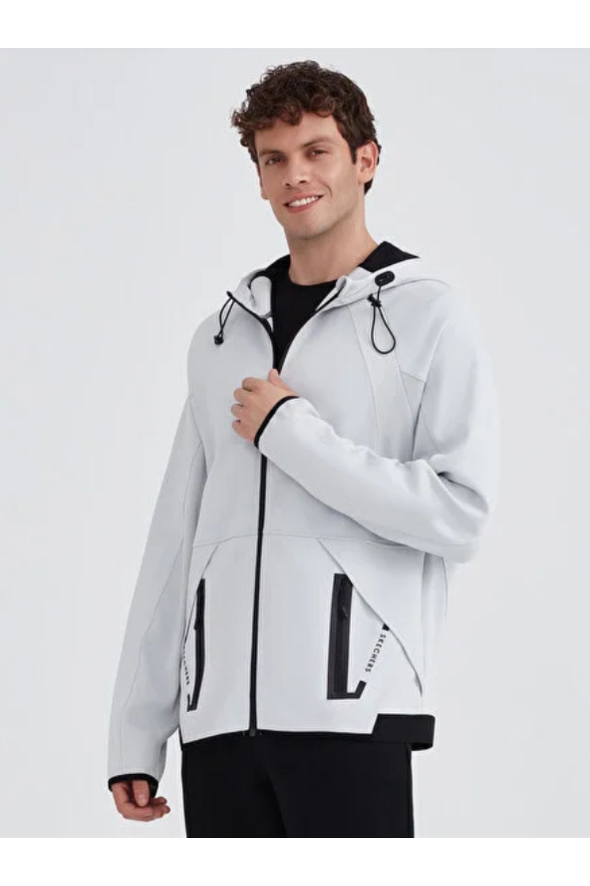 Skechers sweatshirts white deals