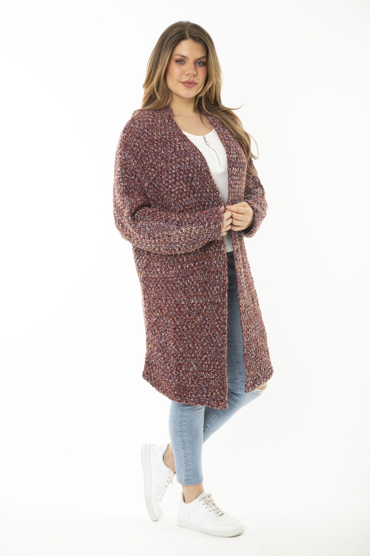 Plus size 2025 thick cardigan