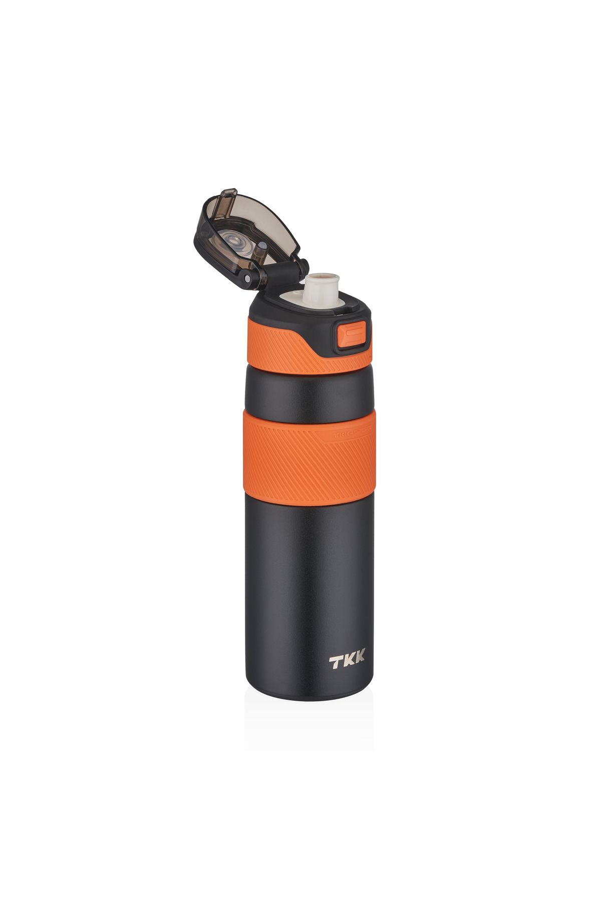 قمقمه کمپ مشکی TKK 600ml Piper Free Double Steel 6 ساعت گرم سرد Vagonlife