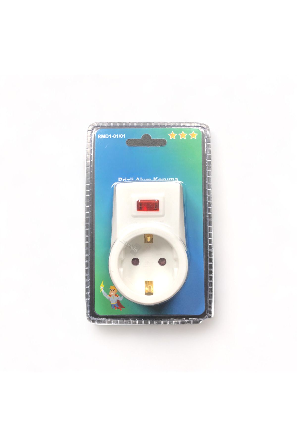 Tek-İş-Plug Socket Surge Protected 5