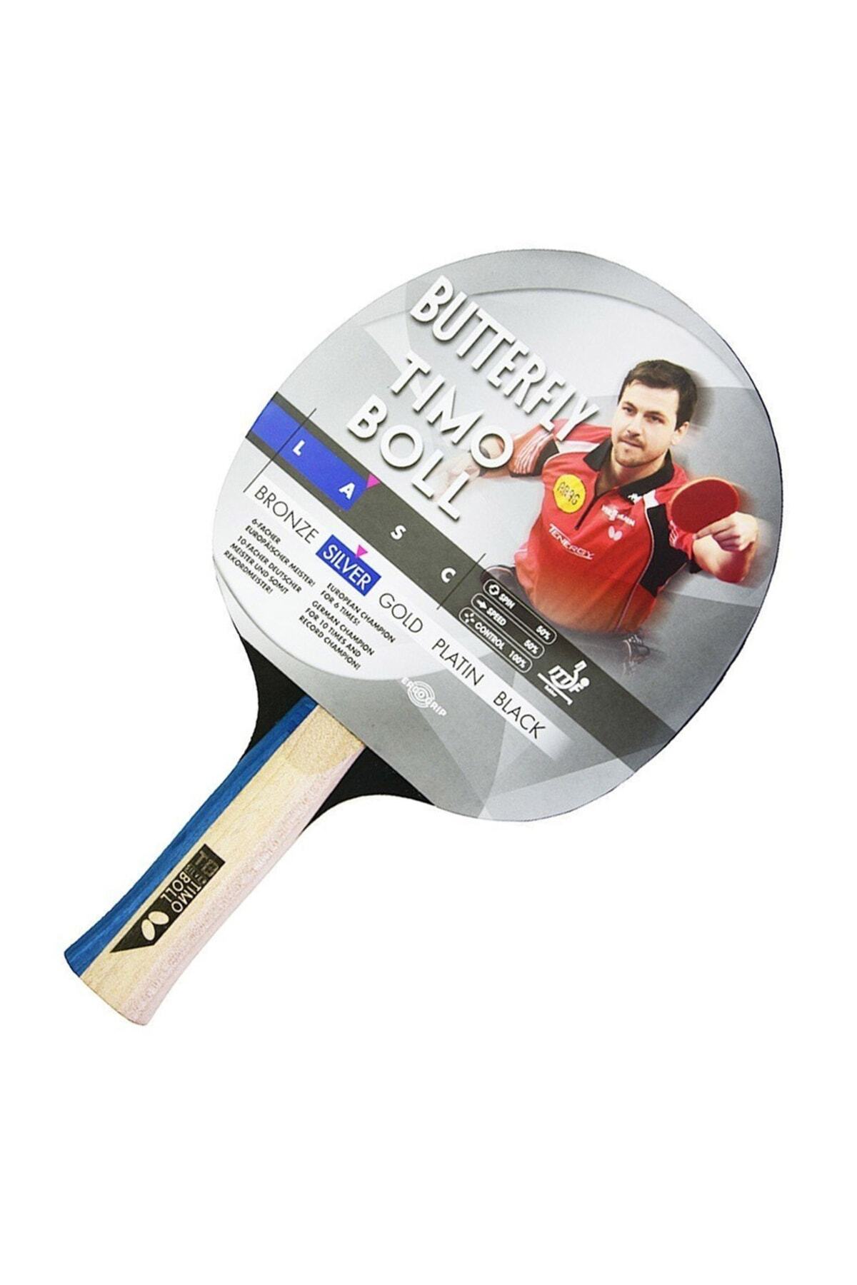 Butterfly Timo Boll Silver Tafeltennisbatje - ITTF Approved Voor Ambitieuze Hobbyspelers - Anatomische Greep