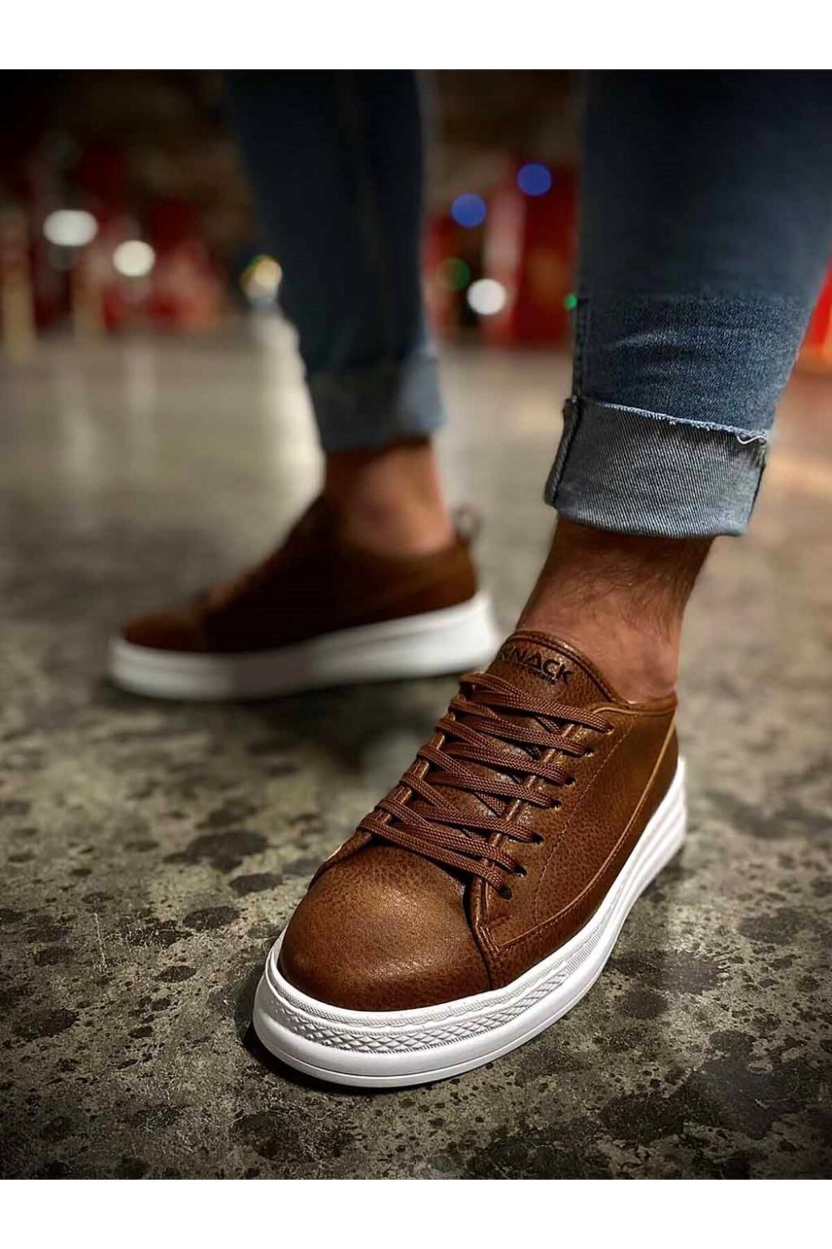 Knack Sneakers Shoes 010 Tan Trendyol