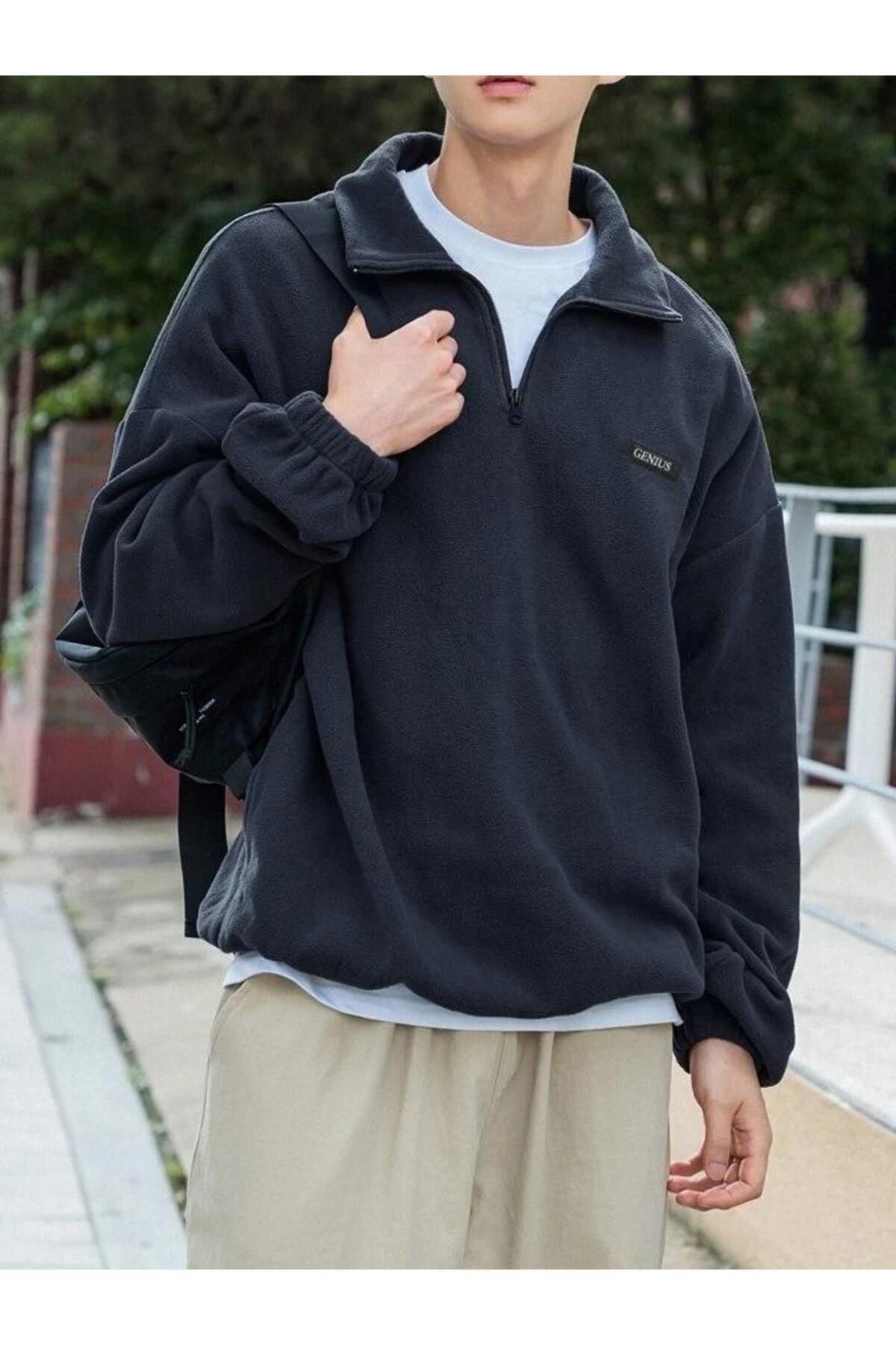 Oversize polar sweatshirt outlet