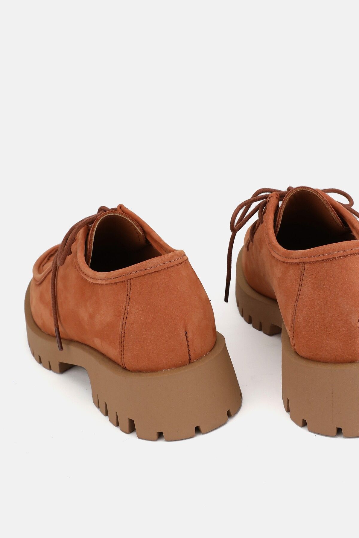 کفش های آکسفورد چند رنگ زنانه توری چرمی طبیعی Taban Nubuck واقعی TUNAELLİ